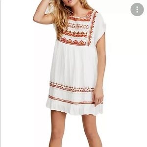 Free People NWOT Sunrise Wandered Mini Dress Size Small